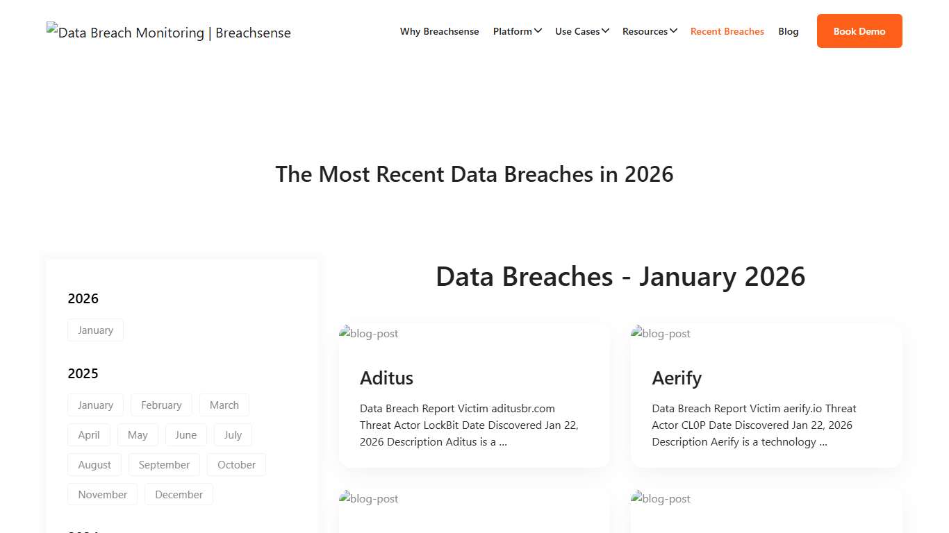 Data Breach News Recent Data Breaches in 2026